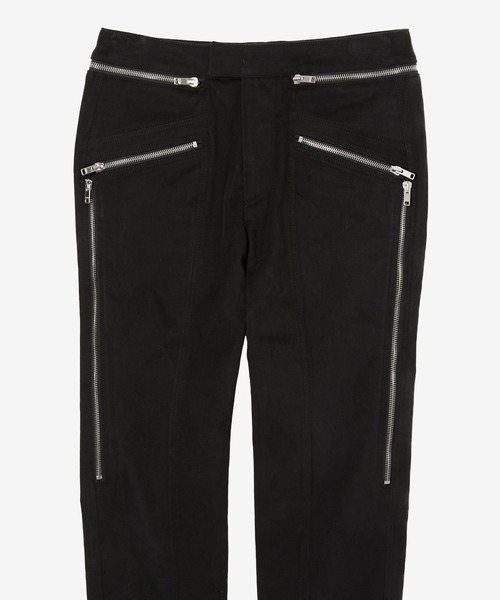 ISABEL MARANT（イザベルマラン）の「コットンZIP付きパンツ（その他パンツ・レディース・ブラック・36/34）」の2枚目の写真