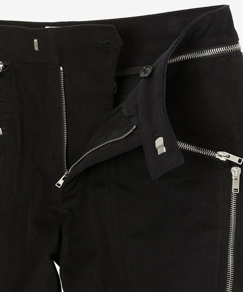 ISABEL MARANT（イザベルマラン）の「コットンZIP付きパンツ（その他パンツ・レディース・ブラック・36/34）」の3枚目の写真