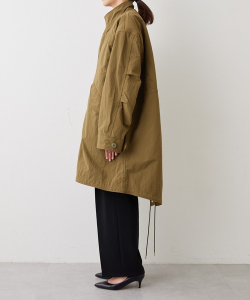 GALLARDAGALANTE（ガリャルダガランテ）の「ナイロンモッズコート（モッズコート・レディース・ホワイト/カーキ・FREE）」の18枚目の写真