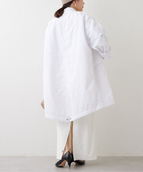 GALLARDAGALANTE（ガリャルダガランテ）の「ナイロンモッズコート（モッズコート・レディース・ホワイト/カーキ・FREE）」の13枚目の写真