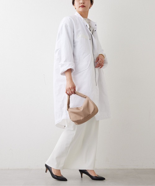 GALLARDAGALANTE（ガリャルダガランテ）の「ナイロンモッズコート（モッズコート・レディース・ホワイト/カーキ・FREE）」の11枚目の写真