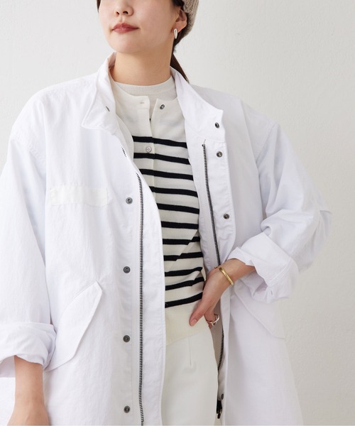 GALLARDAGALANTE（ガリャルダガランテ）の「ナイロンモッズコート（モッズコート・レディース・ホワイト/カーキ・FREE）」の15枚目の写真