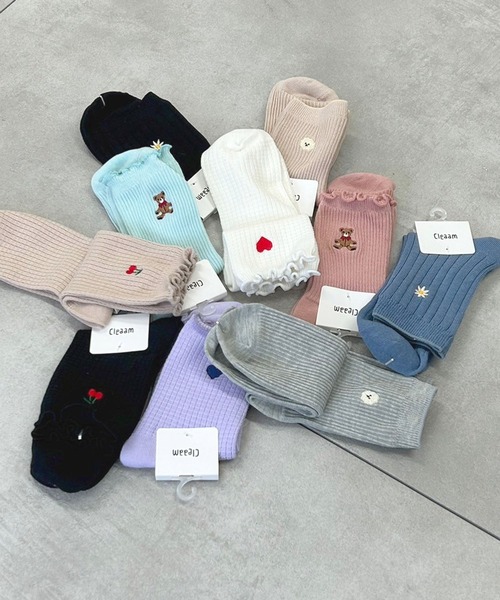 DONOBAN（ドノバン）の「「韓国っぽ」レディースソックス  10足セット（ソックス/靴下・レディース・D/E/C/A/B・FREE）」の5枚目の写真