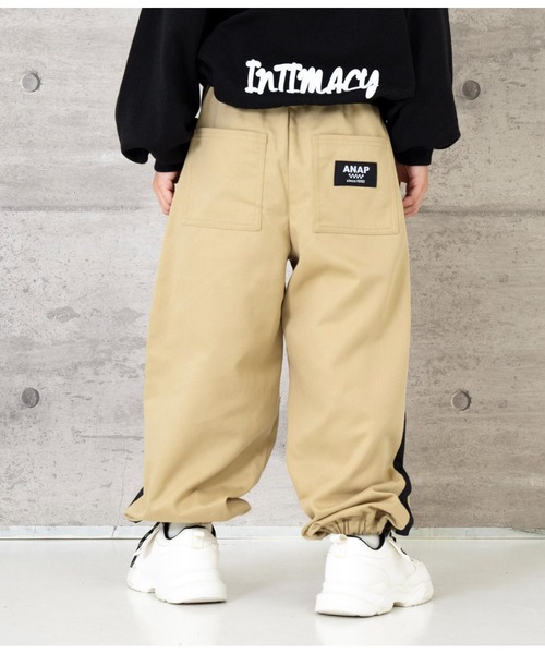 ANAP　ラインパンツ　ストレッチ　ベージュ ANAP ラインパンツ ストレッチ ベージュ