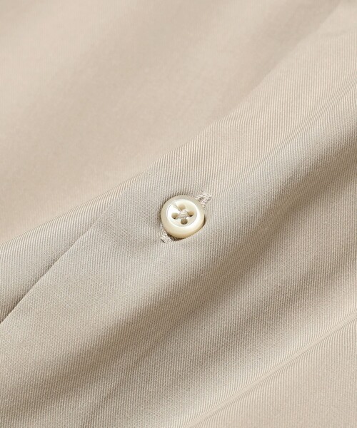 BEAMS（ビームス）の「BEAMS / ソリッド イージー シャツ（シャツ/ブラウス・メンズ・ダークグリーン/ブラック/ベージュ・S/M/L/XL）」の18枚目の写真