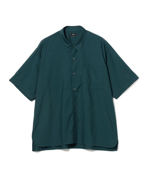 BEAMS（ビームス）の「BEAMS / ソリッド イージー シャツ（シャツ/ブラウス・メンズ・ダークグリーン/ブラック/ベージュ・S/M/L/XL）」の19枚目の写真