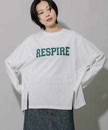 Munich | ピグメントバイオコットンジャージロゴプリントTシャツ(Tシャツ/カットソー)