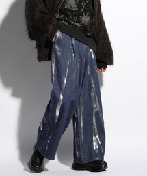 HARE | 【SET UP対応】ハクプリントワイドデニムパンツ(デニムパンツ)