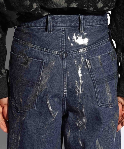 HARE（ハレ）の「【SET UP対応】ハクプリントワイドデニムパンツ（デニムパンツ・メンズ・ブラック/ブルー・MEDIUM/SMALL）」の11枚目の写真