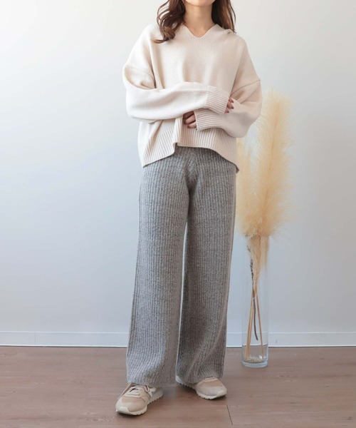 ブークレニットパンツ（グレー） | MACHATT ONLINE STORE
