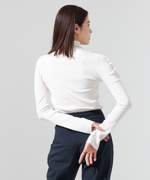 Chacott（チャコット）の「【ノーソーイングニット】リブハイネック