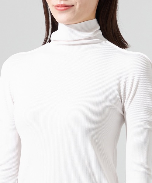 Chacott（チャコット）の「【ノーソーイングニット】リブハイネック