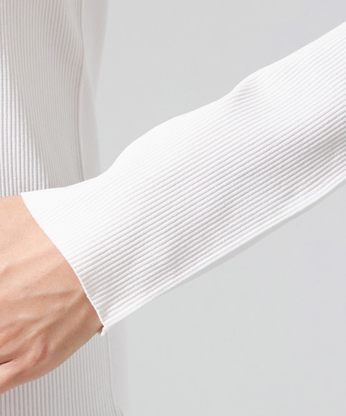 Chacott（チャコット）の「【ノーソーイングニット】リブハイネック