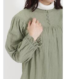 Samansa Mos2 | ドビーピンタックブラウス(シャツ/ブラウス)