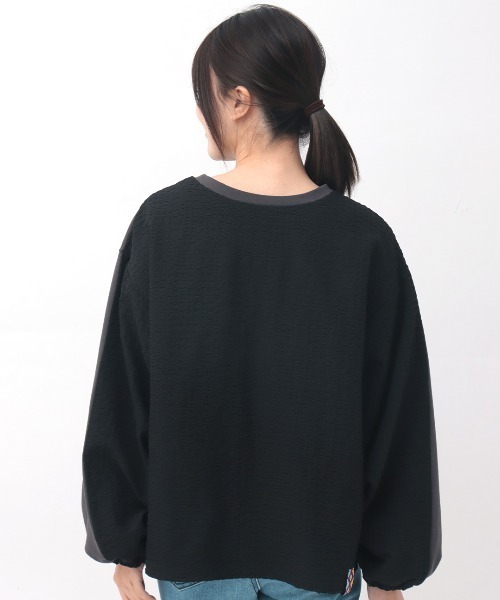 チチカカ(チチカカ)の「2WAYポコポココンビプルオーバー(Tシャツ/カットソー・レディース・ホワイト/カーキ/チャコールグレー・FREE)」の20枚目の写真
