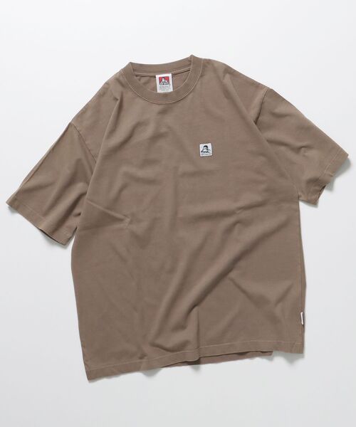 BEN DAVIS（ベンデイビス）の「【BEN DAVIS(ベンデイビス)】WASHED LABEL BIG TEE / 6色展開 フェード 古着風 クルーネック  ブランドタグ 定番 無地 半袖Tシャツ ゴリラ（Tシャツ/カットソー・メンズ・ベージュ系その他/キャメル/ホワイト/ブルー/ダークグリーン/ブラック・X-LARGE/LARGE/MEDIUM/SMALL）」の3枚目の写真