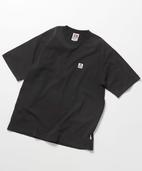 BEN DAVIS（ベンデイビス）の「【BEN DAVIS(ベンデイビス)】WASHED LABEL BIG TEE / 6色展開 フェード 古着風 クルーネック  ブランドタグ 定番 無地 半袖Tシャツ ゴリラ（Tシャツ/カットソー・メンズ・ベージュ系その他/キャメル/ホワイト/ブルー/ダークグリーン/ブラック・X-LARGE/LARGE/MEDIUM/SMALL）」の2枚目の写真