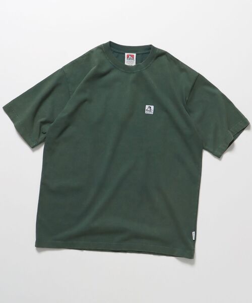 BEN DAVIS（ベンデイビス）の「【BEN DAVIS(ベンデイビス)】WASHED LABEL BIG TEE / 6色展開 フェード 古着風 クルーネック  ブランドタグ 定番 無地 半袖Tシャツ ゴリラ（Tシャツ/カットソー・メンズ・ベージュ系その他/キャメル/ホワイト/ブルー/ダークグリーン/ブラック・X-LARGE/LARGE/MEDIUM/SMALL）」の4枚目の写真