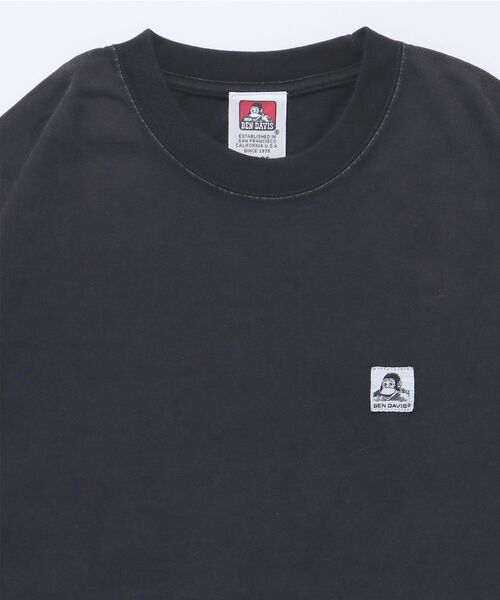 BEN DAVIS（ベンデイビス）の「【BEN DAVIS(ベンデイビス)】WASHED LABEL BIG TEE / 6色展開 フェード 古着風 クルーネック  ブランドタグ 定番 無地 半袖Tシャツ ゴリラ（Tシャツ/カットソー・メンズ・ベージュ系その他/キャメル/ホワイト/ブルー/ダークグリーン/ブラック・X-LARGE/LARGE/MEDIUM/SMALL）」の8枚目の写真