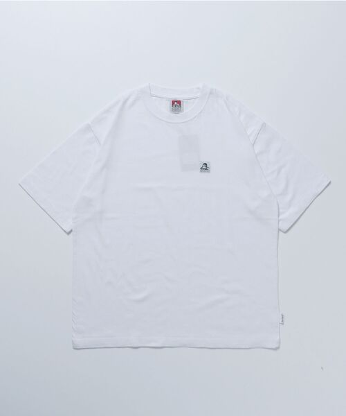 BEN DAVIS（ベンデイビス）の「【BEN DAVIS(ベンデイビス)】WASHED LABEL BIG TEE / 6色展開 フェード 古着風 クルーネック  ブランドタグ 定番 無地 半袖Tシャツ ゴリラ（Tシャツ/カットソー・メンズ・ベージュ系その他/キャメル/ホワイト/ブルー/ダークグリーン/ブラック・X-LARGE/LARGE/MEDIUM/SMALL）」の9枚目の写真