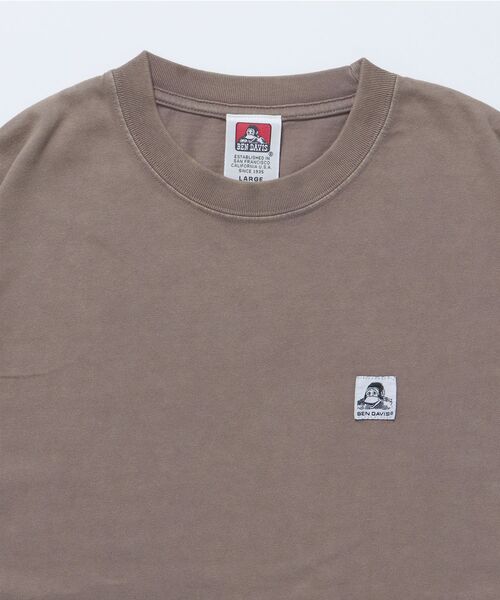 BEN DAVIS（ベンデイビス）の「【BEN DAVIS(ベンデイビス)】WASHED LABEL BIG TEE / 6色展開 フェード 古着風 クルーネック  ブランドタグ 定番 無地 半袖Tシャツ ゴリラ（Tシャツ/カットソー・メンズ・ベージュ系その他/キャメル/ホワイト/ブルー/ダークグリーン/ブラック・X-LARGE/LARGE/MEDIUM/SMALL）」の14枚目の写真