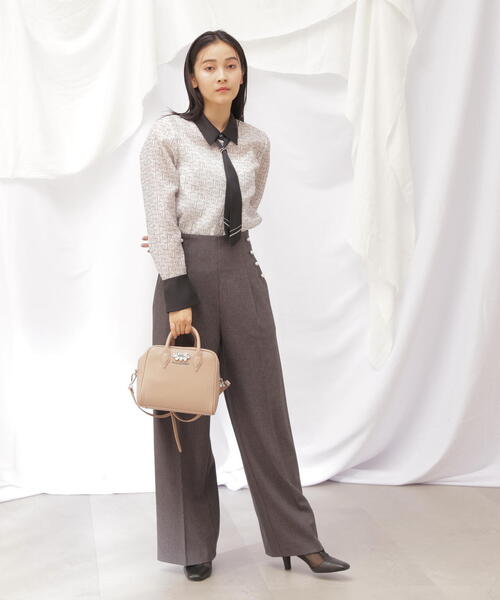 JILL by JILL STUART（ジルバイジルスチュアート）の「◇ビジューボストンバッグ（ボストンバッグ・レディース・ピンク/ブラウン/ブラック/ライトグリーン・FREE）」の14枚目の写真