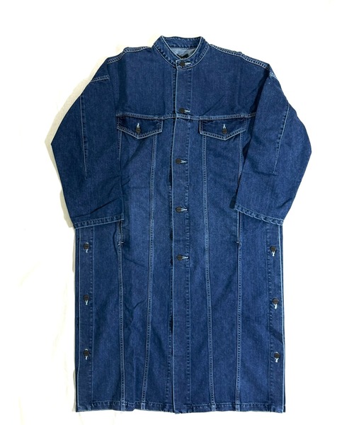 アウター WHEIR スタンドカラーコート WHEIR（ウェア）の「WHEIR BOBSON ホーンプリントスタンドカラーコート