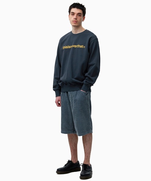 thisisneverthat（ディスイズネバーザット）の「T-Logo LT Crewneck（スウェット・メンズ・グリーン/ネイビー/アイボリー/ヘザーグレー・S/M/L/XL）」の8枚目の写真