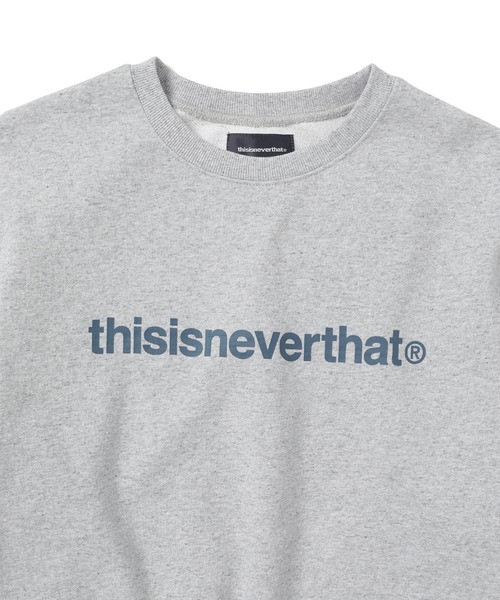 thisisneverthat t-logo crewneck グレー　Mサイズ T-Logo LT Crewneck（スウェット）｜thisisneverthat