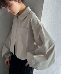 feepur | ダブルZIPボリュームシャツ(シャツ/ブラウス)