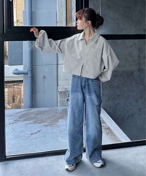 feepur（フェピュール）の「ダブルZIPボリュームシャツ（シャツ/ブラウス・レディース・アイボリー/ブラック・MEDIUM）」の17枚目の写真