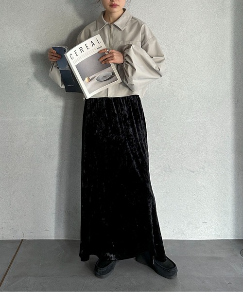 feepur（フェピュール）の「ダブルZIPボリュームシャツ（シャツ/ブラウス・レディース・アイボリー/ブラック・MEDIUM）」の12枚目の写真