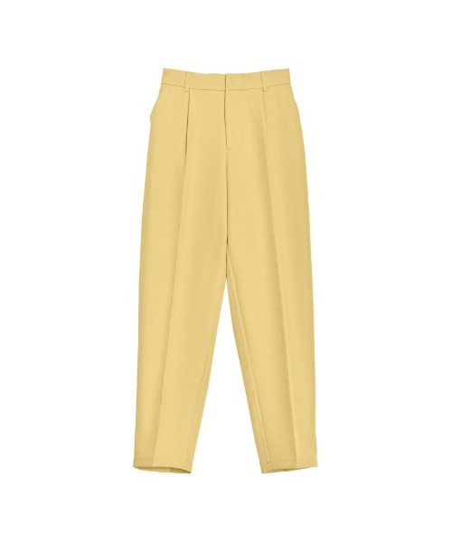 Re:EDIT（リエディ）の「[mau×Re:EDIT][mauコラボ][入卒式 セレモニー][低身長/高身長/大きいサイズ有]カットツイルテーパードパンツ（その他パンツ・レディース・ホワイト/チャコールグレー/ブラック/ピンク/イエロー/アイボリー/ミント/ベージュ系その他/ネイビー・SMALL/MEDIUM/LARGE/X-LARGE/SHORT/TALL）」の8枚目の写真