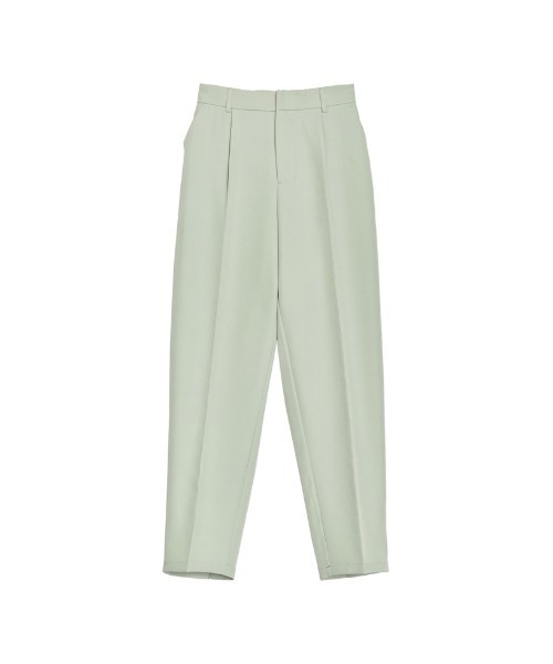 Re:EDIT（リエディ）の「[mau×Re:EDIT][mauコラボ][入卒式 セレモニー][低身長/高身長/大きいサイズ有]カットツイルテーパードパンツ（その他パンツ・レディース・ホワイト/チャコールグレー/ブラック/ピンク/イエロー/アイボリー/ミント/ベージュ系その他/ネイビー・SMALL/MEDIUM/LARGE/X-LARGE/SHORT/TALL）」の6枚目の写真