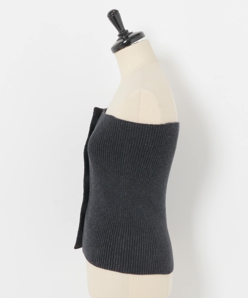 URBAN RESEARCH（アーバンリサーチ）の「ニットビスチェ（その他トップス・レディース・ホワイト/チャコールグレー・FREE）」の18枚目の写真