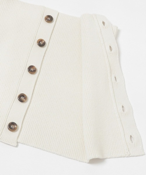 URBAN RESEARCH（アーバンリサーチ）の「ニットビスチェ（その他トップス・レディース・ホワイト/チャコールグレー・FREE）」の21枚目の写真