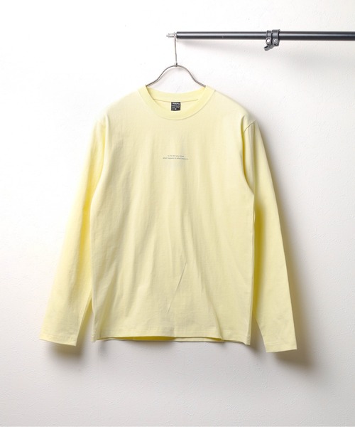 B.I.D.(ビーアイディー)の「《ミドルウェイト 天竺ロングスリーブカットソー(Tシャツ/カットソー・レディース・ライトイエロー/ホワイト/ブラック・MEDIUM/LARGE)」の1枚目の写真