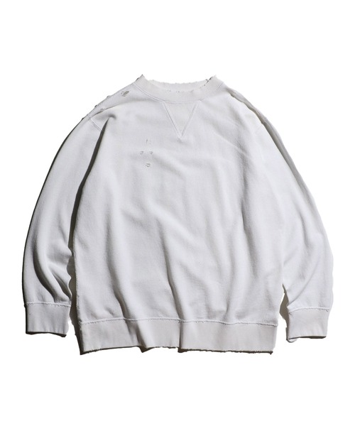 ペニーズ - 60s ダメージ クルーネックスウェット PENNEYS（ぺニーズ）の「PENNEY'S / ペニーズ WORN-OUT 60S CREW