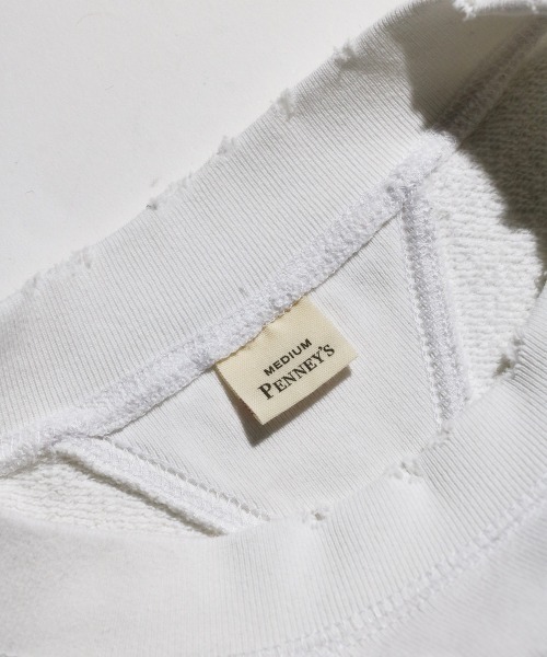ペニーズ - 60s ダメージ クルーネックスウェット PENNEYS（ぺニーズ）の「PENNEY'S / ペニーズ WORN-OUT 60S CREW