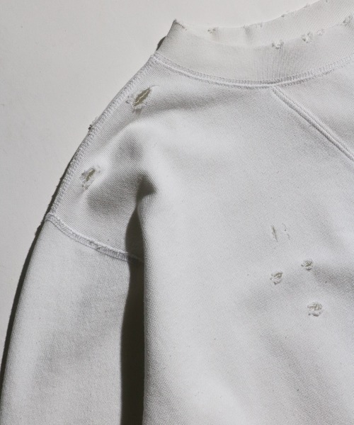 ペニーズ - 60s ダメージ クルーネックスウェット PENNEYS（ぺニーズ）の「PENNEY'S / ペニーズ WORN-OUT 60S CREW
