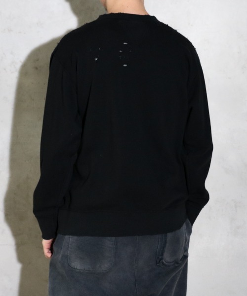 ペニーズ - 60s ダメージ クルーネックスウェット PENNEYS（ぺニーズ）の「PENNEY'S / ペニーズ WORN-OUT 60S CREW