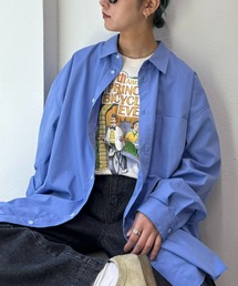 CIAOPANIC TYPY | 【UNISEX】オーバーサイズブロードレギュラーカラーシャツ(シャツ/ブラウス)