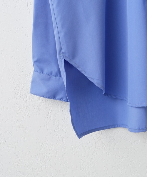 CIAOPANIC TYPY(チャオパニックティピー)の「【UNISEX】オーバーサイズブロードレギュラーカラーシャツ(シャツ/ブラウス・メンズ・ブラック/ブルー/イエロー/グリーン/ホワイト・X-LARGE/LARGE/MEDIUM/SMALL)」の6枚目の写真