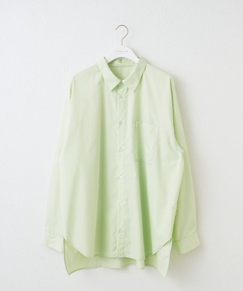 CIAOPANIC TYPY(チャオパニックティピー)の「【UNISEX】オーバーサイズブロードレギュラーカラーシャツ(シャツ/ブラウス・メンズ・ブラック/ブルー/イエロー/グリーン/ホワイト・X-LARGE/LARGE/MEDIUM/SMALL)」の16枚目の写真