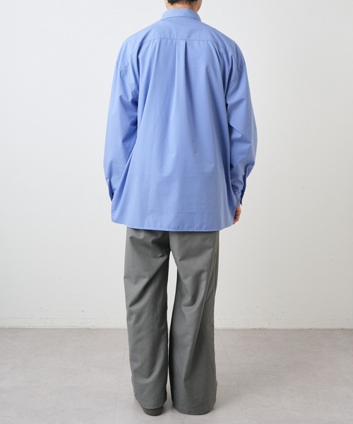 CIAOPANIC TYPY(チャオパニックティピー)の「【UNISEX】オーバーサイズブロードレギュラーカラーシャツ(シャツ/ブラウス・メンズ・ブラック/ブルー/イエロー/グリーン/ホワイト・X-LARGE/LARGE/MEDIUM/SMALL)」の13枚目の写真