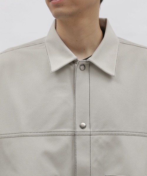 LAKOLE（ラコレ）の「ライトPEツイルトラッカージャケット / 992196（ブルゾン・メンズ・ブラック/ライトグレー/ライトグリーン・MEDIUM/LARGE）」の10枚目の写真