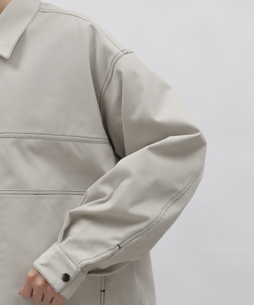 LAKOLE（ラコレ）の「ライトPEツイルトラッカージャケット / 992196（ブルゾン・メンズ・ブラック/ライトグレー/ライトグリーン・MEDIUM/LARGE）」の11枚目の写真