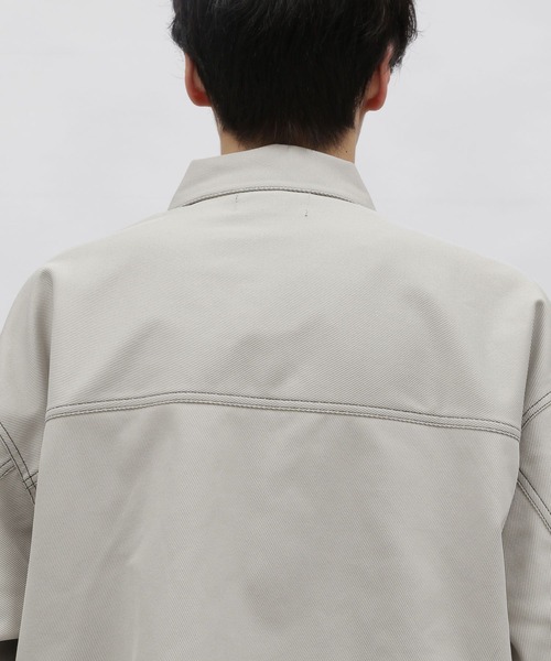 LAKOLE（ラコレ）の「ライトPEツイルトラッカージャケット / 992196（ブルゾン・メンズ・ブラック/ライトグレー/ライトグリーン・MEDIUM/LARGE）」の4枚目の写真