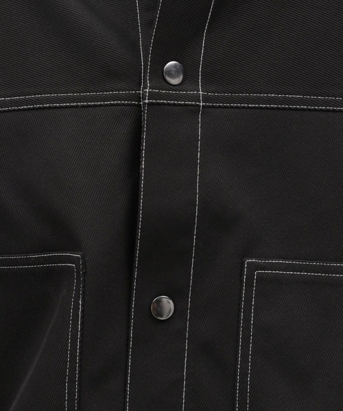 LAKOLE（ラコレ）の「ライトPEツイルトラッカージャケット / 992196（ブルゾン・メンズ・ブラック/ライトグレー/ライトグリーン・MEDIUM/LARGE）」の5枚目の写真