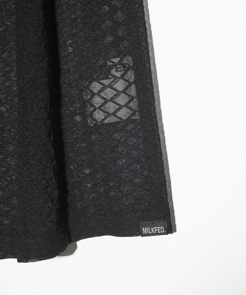 MILKFED.(ミルクフェド)の「RIBBON CAMISOLE(キャミソール・レディース・ブラック/ライトパープル/オフホワイト・ONE SIZE)」の4枚目の写真